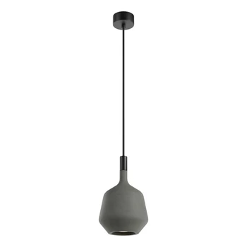 Redo POTTER kültéri függeszték fém, beton, fekete, szürke, GU10, IP65 - 90971
