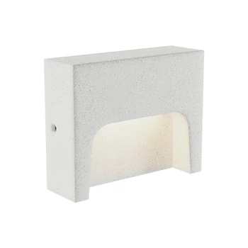 Redo SASHI kültéri fali lámpa beton, fehér, LED, 6W, 336lm, 3000K, IP65 - 90994