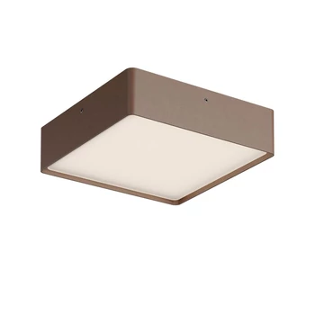 Redo NOX kültéri mennyezet lámpa fém, műanyag, barna, fehér, LED, 21W, 1890lm, 2700K-3000K, IP65 - 91051