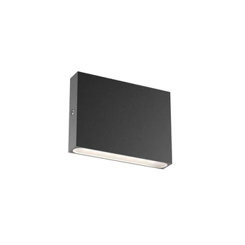 Redo ZIPPER kültéri fali lámpa fém, fekete, LED, 3W, 150lm, 2700K, IP65 - 91084
