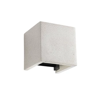 Redo PETRA kültéri fali lámpa fém, beton, szürke, fehér, LED, 2x 6W, 774lm, 3000K, IP54 - 91148