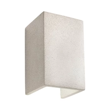 Redo PETRA kültéri fali lámpa fém, beton, szürke, fehér, LED, 2x 6W, 760lm, 2700K, IP54 - 91151