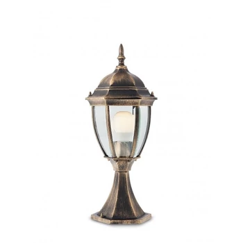 Redo SEVILLA kültéri állólámpa fém, üveg, arany, áttetsző, E27, IP44 - 9606