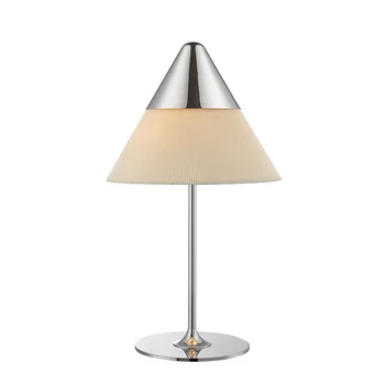 Savoy TANGER asztali lámpa fém, papir, króm, fehér - SE-4-01645-2-CH