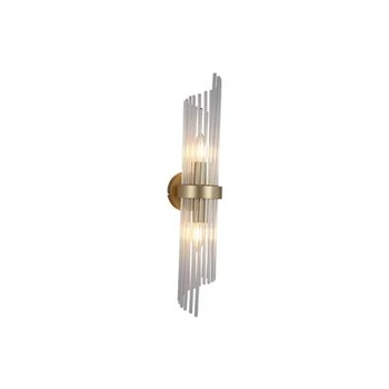 Searchlight Lara fali lámpa fém, üveg, arany, áttetsző, E14, 60W - 11500-2GO