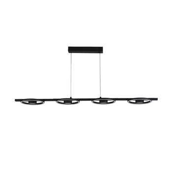 Searchlight SPACE függeszték fém, akril, fekete, fehér, LED, 35W, 3000K, 1497 Lm - 32804-4BK