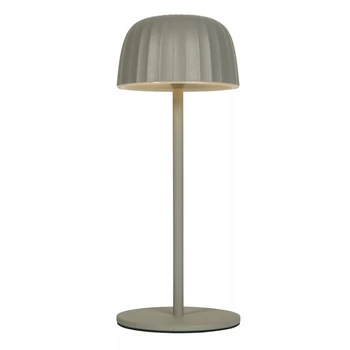 Searchlight Ezra asztali lámpa fém, szürke, LED, 2.5W, 150lm, 3000K, IP54 - 33610GY