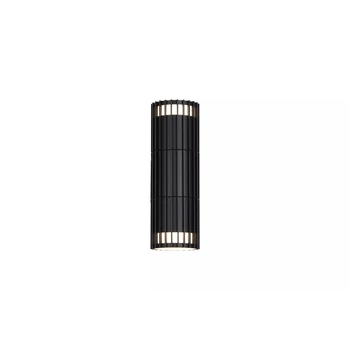 Searchlight Detroit kültéri fali lámpa fém, fekete, GU10, 7W, IP44 - 37738BK