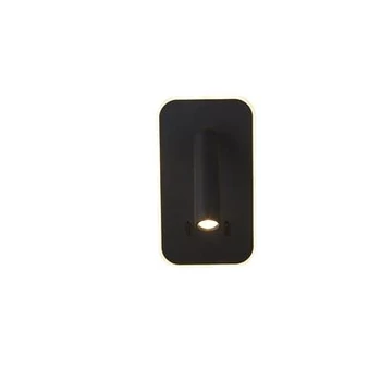 Searchlight Sonny fali lámpa fém, fekete, LED, 9W, 857lm, 3000K - 49320BK