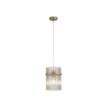 Searchlight Swizzle függeszték fém, üveg, arany, pezsgő, E27, 60W - 55620CP