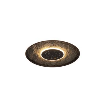 Searchlight Lumadisc mennyezeti lámpa fém, fekete, LED, 20W, 3400lm, 3000K - 80880-46BK