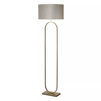 Searchlight Modish állólámpa fém, szövet, bronz, szürke, E27, 60W - EU95102GY
