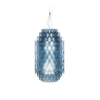 CHANTAL függeszték fém, Cristalflex, Lentiflex kék, E27 - CHNSM00BLU01T00E27EU