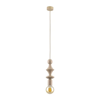 TK Lighting TOWER függeszték fém, bézs, E27 - TK-10870