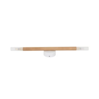 TK Lighting NOBLE fali lámpa fém, fa, üveg, barna, G9 - TK-4523