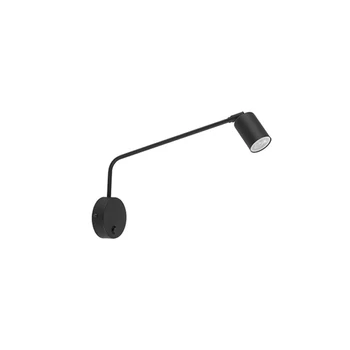 TK Lighting LOGAN fali lámpa fém, fekete, GU10 - TK-4743