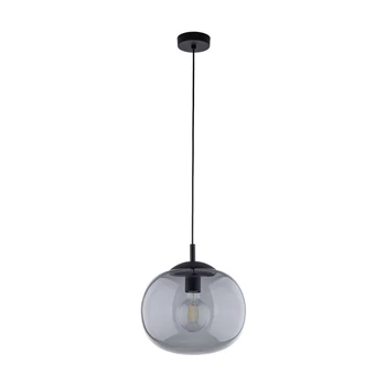 TK Lighting VIBE függeszték fém, üveg, fekete, szürke, E27 - TK-4837