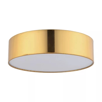 TK Lighting RONDO mennyezet lámpa szövet, papír, arany, fehér, E27 - TK-4842