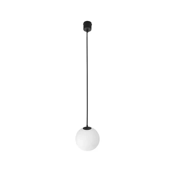 TK Lighting MARTIN függeszték fém, üveg, fekete, fehér, G9 - TK-4910