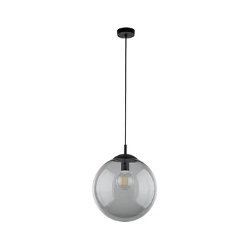 TK Lighting ESME függeszték fém, üveg, fekete, szürke, E27 - TK-5380