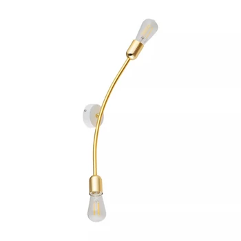 TK Lighting HELIX fali lámpa fém, fehér, arany, E27 - TK-6457