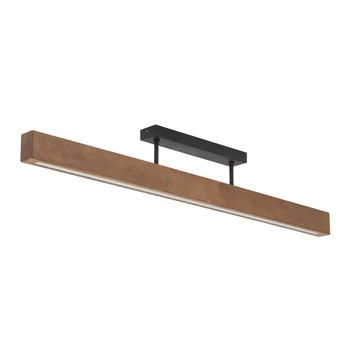 TK Lighting TEO mennyezet lámpa fém, fa, fekete, barna, LED, 22W, 3000K, 2807Lm - TK-6614