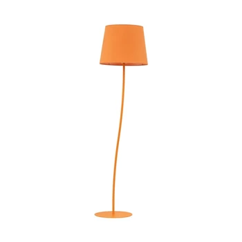 TK Lighting NICOLA állólámpa fém, szövet, narancssárga, E27 - TK-6644