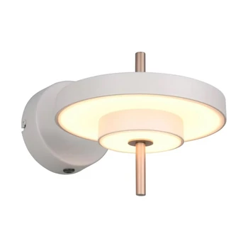 Trio KEATON fali lámpa fém, műanyag, szürke, fehér, LED, 10W, 2300-3000-4000K, 1200Lm - 240270176