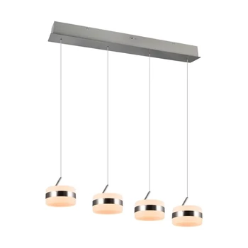 Trio DIOS függeszték fém, akril, nikkel , fehér, LED, 32W, 2300-3000-4000K, 3200Lm - 331410407
