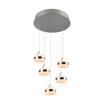 Trio DIOS függeszték fém, akril, nikkel , fehér, LED, 40W, 2300-3000-4000K, 4000Lm - 331430507