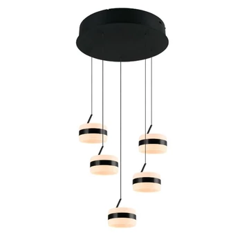 Trio DIOS függeszték fém, akril, fekete , fehér, LED, 40W, 2300-3000-4000K, 4000Lm - 331430532
