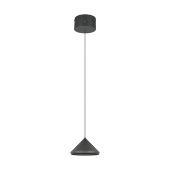 Trio LAGUNA függeszték fém, fekete, LED, 5W, 2300-3000-4000K, 500Lm - 336210132