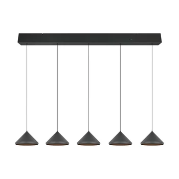 Trio LAGUNA függeszték fém, fekete, LED, 25W, 2300-3000-4000K, 2500Lm - 336210532