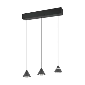Trio ROMEO függeszték fém, fekete, LED, 21W, 2300-3000-4000K, 2100Lm - 337010332