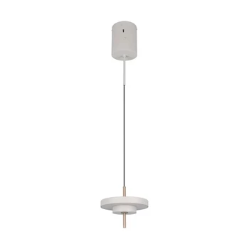 Trio KEATON függeszték fém, akril, szürke, fehér, LED, 10W, 2300-3000-4000K, 1200Lm - 340210176