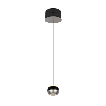Trio ORBIT függeszték fém, fekete, nikkel, LED, 8W, 960lm, 2300K-3000K-4000K - 344410107