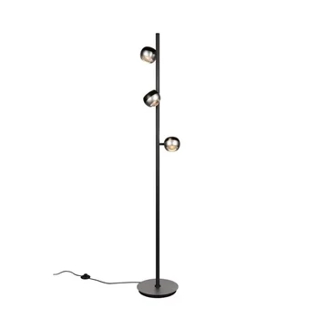 Trio ORBIT állólámpa fém, fekete, nikkel, LED, 8W, 800lm, 2300K-3000K-4000K - 444410307