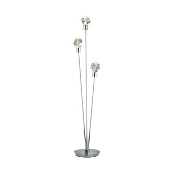 Trio VERANO állólámpa fém, kristály, króm, áttetsző, LED, 19.5W, 2400lm, 2300K-3000K-4000K - 454510306