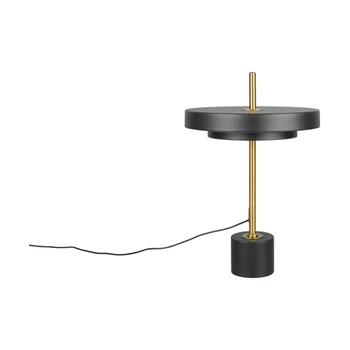 Trio KEATON asztali lámpa fém, műanyag, fekete, arany, fehér, LED, 12W, 2300-3000-4000K, 1400Lm - 540210180