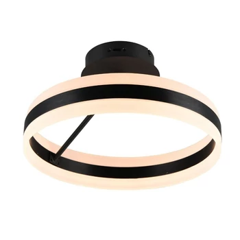 Trio DIOS mennyezet lámpa fém, akril, fekete, fehér, LED, 21W, 2300-3000-4000K, 2400Lm - 631410132