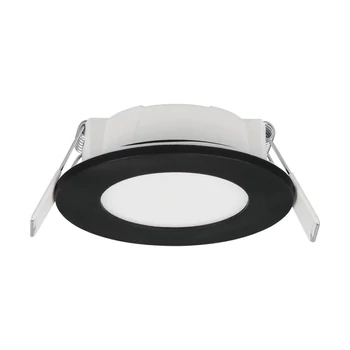 Trio HIMAL beépíthető spot fém, műanyag, fekete, LED, 3.5W, 2700-4000K, 450Lm, IP65 - 635110102