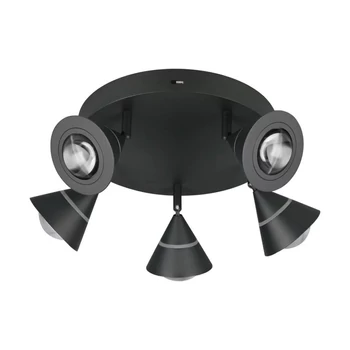 Trio ROMEO mennyezet lámpa fém, műanyag, fekete, LED, 35W, 2300-3000-4000K, 3500Lm - 637010532