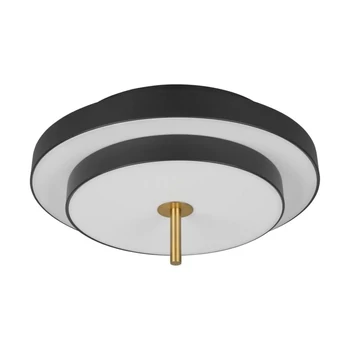 Trio KEATON mennyezet lámpa fém, akril, fekete, arany, fehér, LED, 34.5W, 2300-3000-4000K, 4000Lm - 640210180