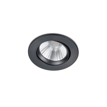 Trio PAMIR beépíthető szpot lámpa fém, fekete, LED, 3000K, 5.5W, 345lm, IP23 - 650510132