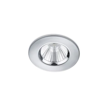 Trio ZAGROS fürdőszobai beépíthető szpot lámpa fém, króm, LED, 3000K, 5.5W, 345lm, IP65 - 650710106