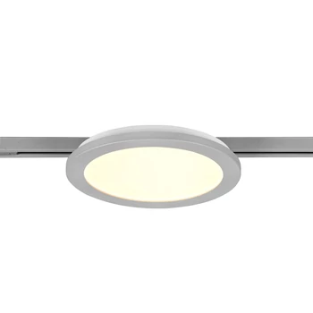 Trio CAMILLUS fényforrás 2-fázisú sínrendszerhez műanyag, szürke, fehér, LED, 3000K, 13W, 1400lm - 76921587