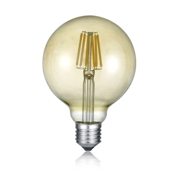 Trio LED izzó üveg, borostyán, E27 - 986-6790