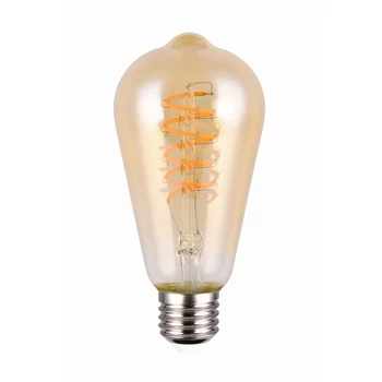 Trio LED izzó üveg, borostyán, E27 - 987-4813