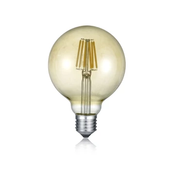 Trio LED izzó üveg, borostyán, E27 - 988-679