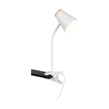 Trio PONGO csiptetős lámpa műanyag, fehér, LED, 4.5W, 500lm, 3000K - R25831101